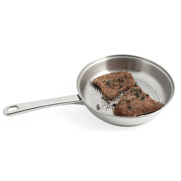 Poêle tout inox avec fond grill 20 cm Artame - Image 3
