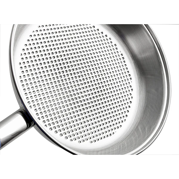 Poêle tout inox avec fond grill 20 cm Artame - Image 4