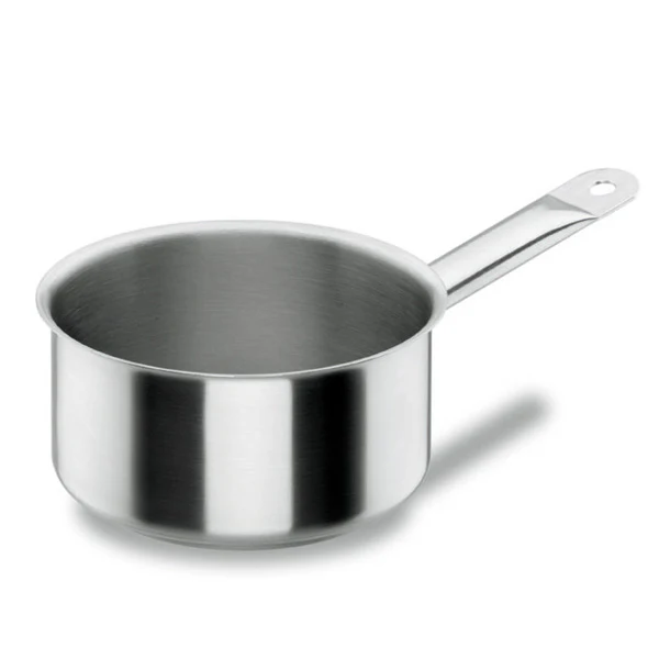Batterie de cuisine tout inox : 3 casseroles, 2 poêles et 1 marmite Chef Classic Lacor - Image 2