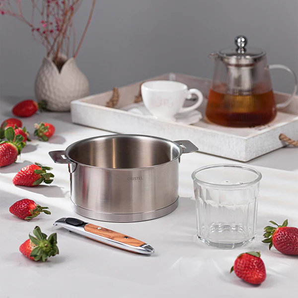 Casserole inox Strate sans manche 16 cm Cristel - Image 3