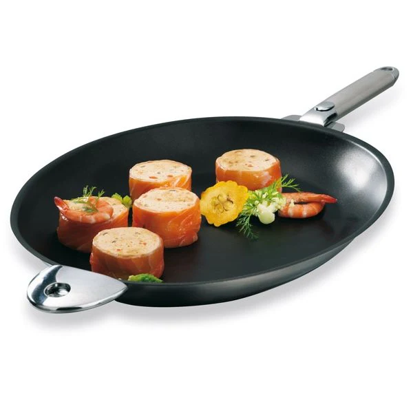 Poêle à poisson ovale inox antiadhérente Mutine sans manche Cristel - Image 3