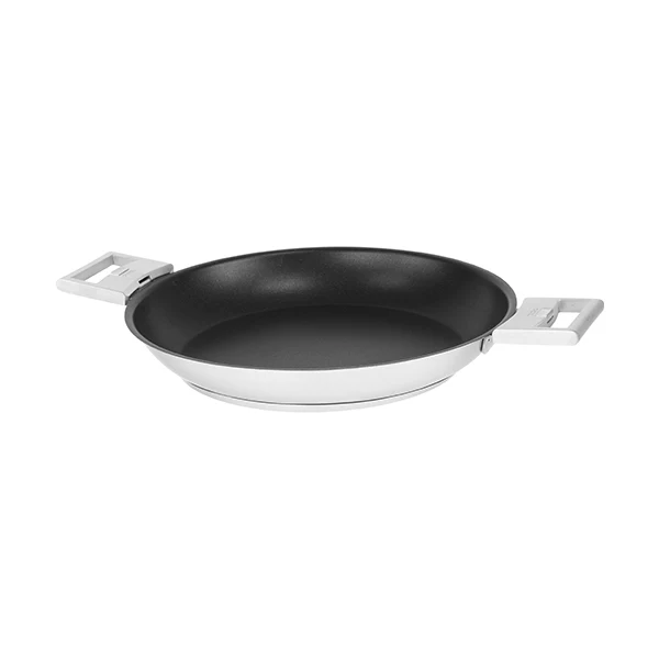 Poêle inox antiadhérente Strate sans manche 20 cm Cristel - Image 5