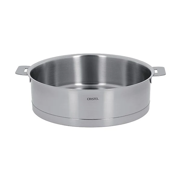 Sauteuse tout inox Strate sans manche 24 cm Cristel