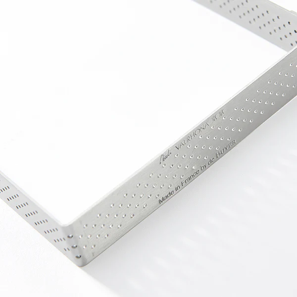 Cercle à tarte carré perforé 20 cm De Buyer - Image 2