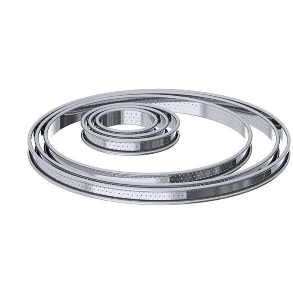 Cercle à tartelette inox perforé 6 cm De Buyer - Image 2