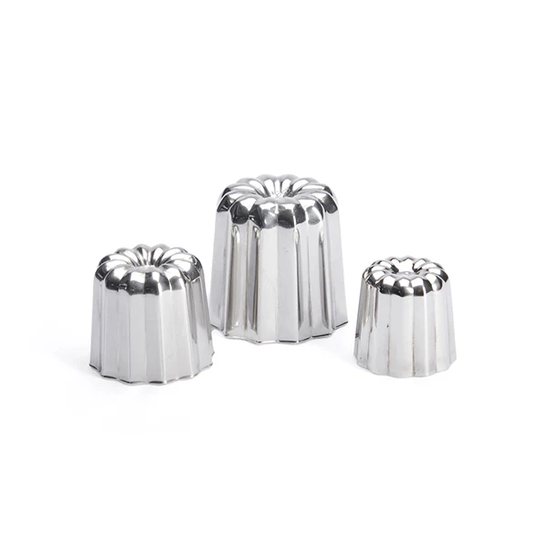Moule à canelés en inox Ø 3,5cm De Buyer - Image 2