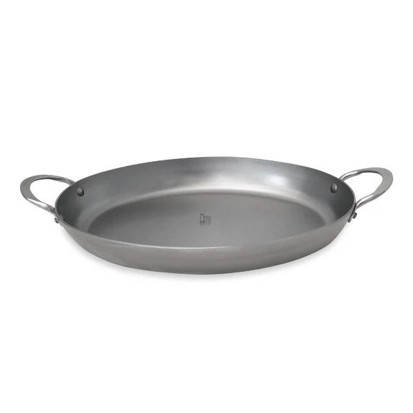 Plat à rôtir ovale acier Minéral B 36 cm De Buyer