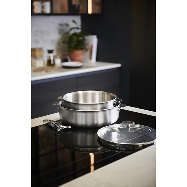Sauteuse droite tout inox Alchimy Loqy sans manche 24 cm De Buyer - Image 5