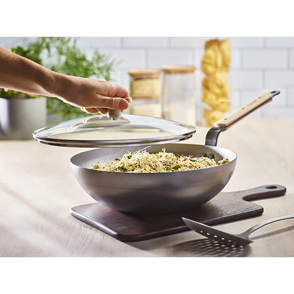 Wok acier Minéral B Bois 28 cm De Buyer - Image 5
