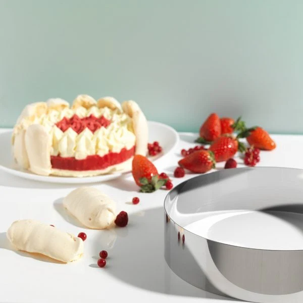 Cercle à vacherin inox 28 cm Gobel - Image 2