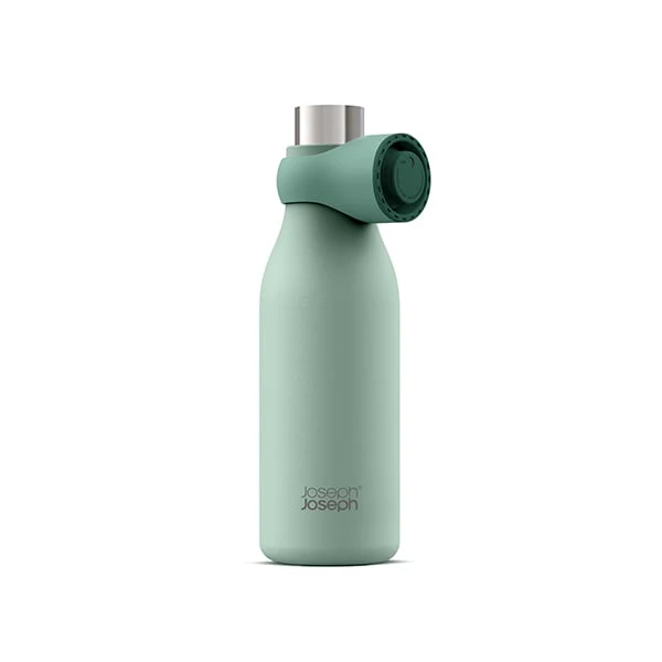 Bouteille isotherme isolée sous vide Loop 500 ml vert mat Joseph Joseph - Image 3