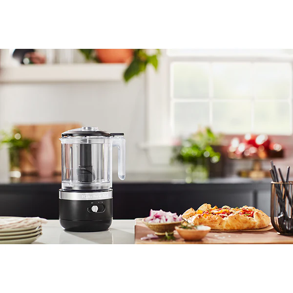 Hachoir électrique sans fil 2 vitesses 1,18 L noir réglisse 5KFCB519EBM Kitchenaid - Image 4