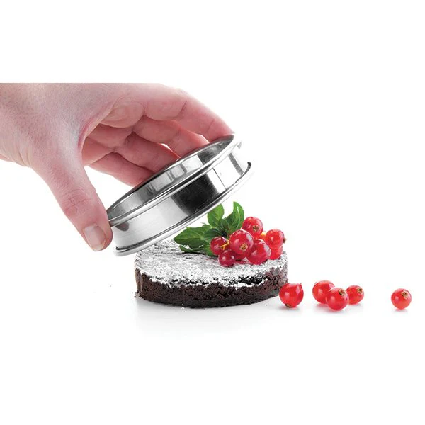 Cercle à tartelette rond en inox 8 cm Lacor