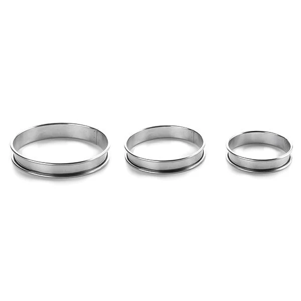 Cercle à tartelette rond en inox 8 cm Lacor - Image 2