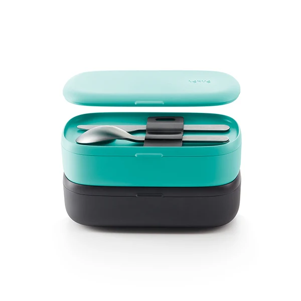 Lunch Box basics To Go turquoise 1 L Lékué