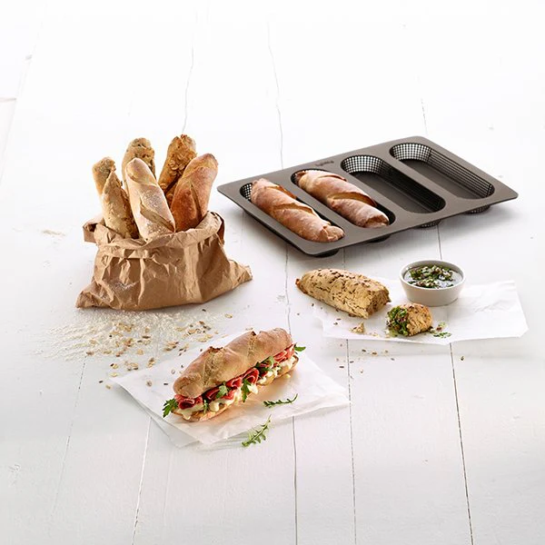 Plaque perforée  4 baguettes en silicone Lékué - Image 4