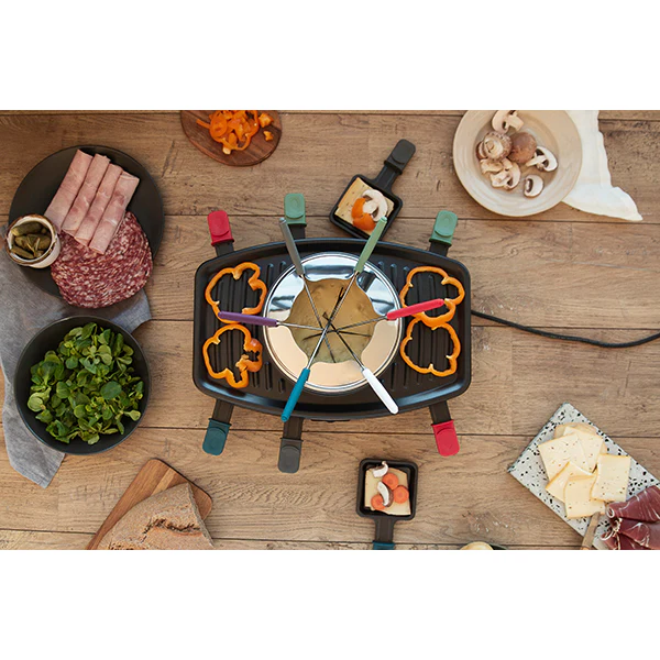 Set à raclette, gril et fondue 8 personnes 1100 W Livoo - Image 3