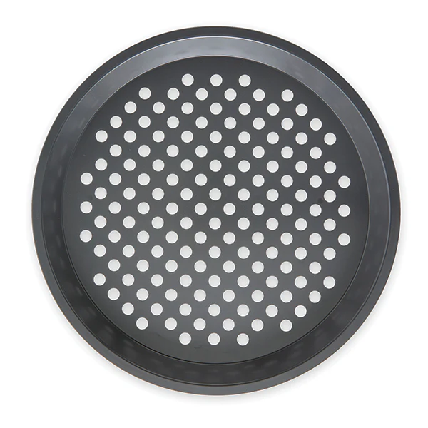 Lot 2 moules à pizza perforé en acier antiadhérent 29,5 cm Mathon - Image 6