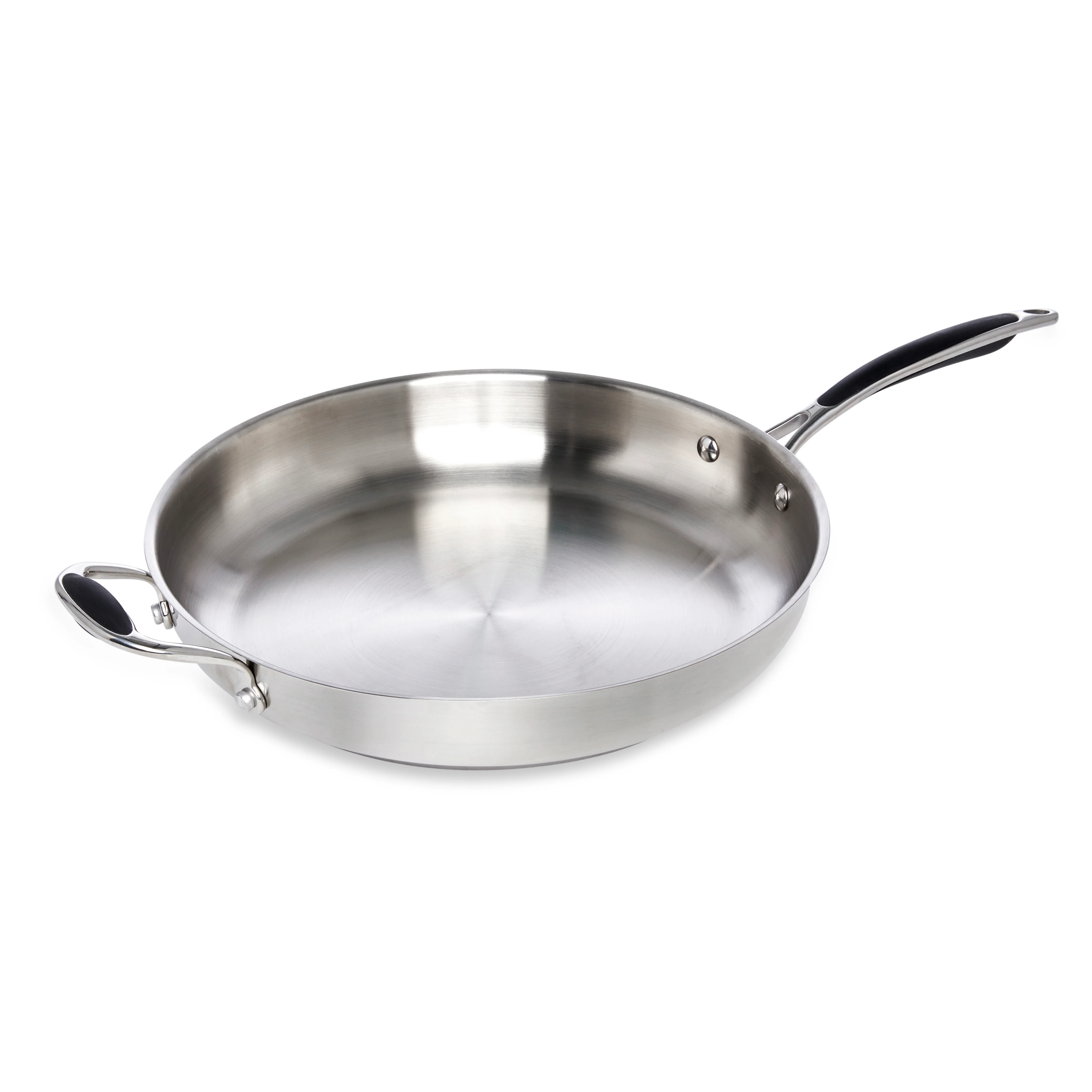 Lot de 4 poêles tout inox 20, 24, 28 et 32 cm Excell'Inox   Mathon - Image 4