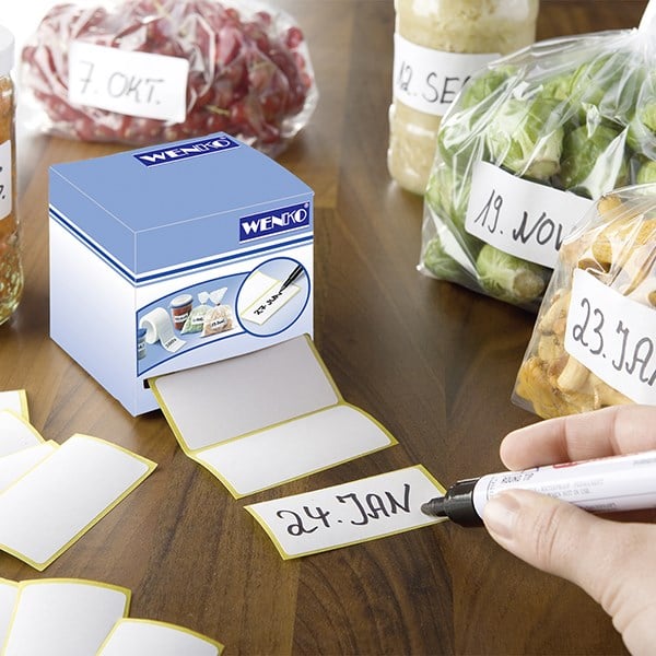 Lot de 4 rouleaux de sachets à découper et 500 étiquettes adhésives - Image 3