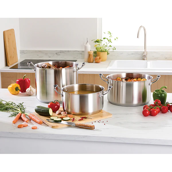 Lot faitout et marmite inox Excell’Inox 28 cm Mathon - Image 2