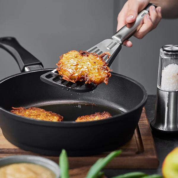 Lot plancha Teppan Yaki 90 cm DOM231 Livoo et spatule coudée Primeline Gefu - Image 2