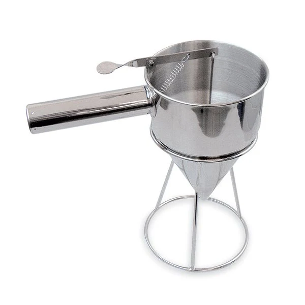 Entonnoir à piston en inox avec support Mathon - Image 2