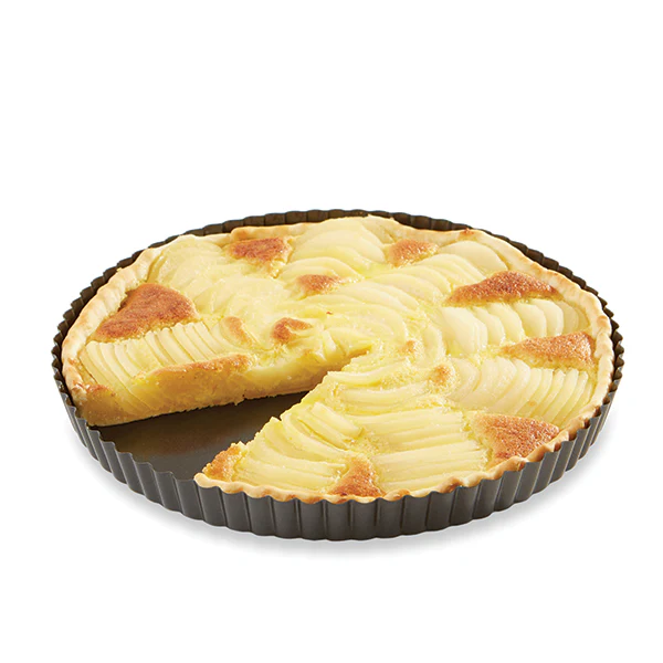 Moule à tarte acier revêtu antiadhérent bords cannelés 28 cm Mathon - Image 3