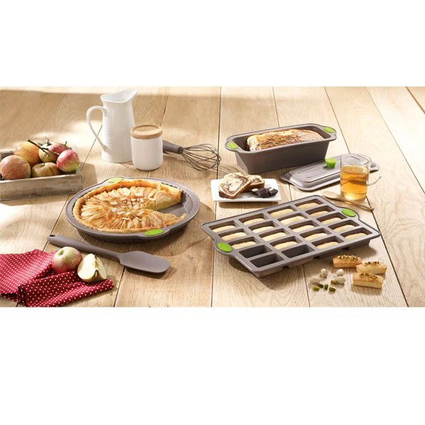 Rigiflex Moule à tarte cannelée en silicone structure acier 26 cm Mathon - Image 4
