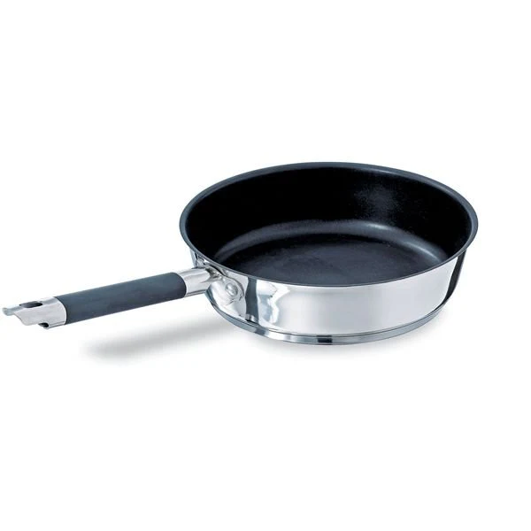 Sauteuse antiadhésive inox et couvercle Rapid Cook 24 cm Mathon - Image 3