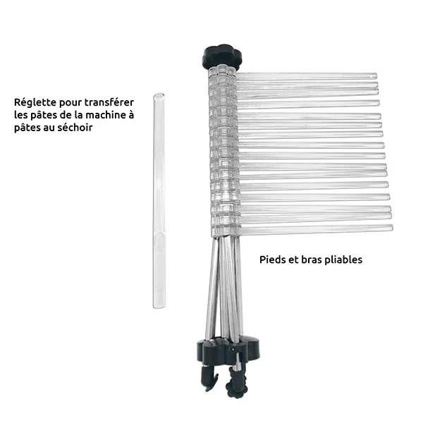 Séchoir à pâtes pliable 16 bras Mathon - Image 5