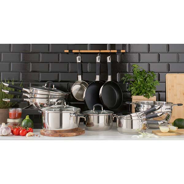 Set 4 casseroles inox Rapid Cook 14, 16, 18 et 20 cm Mathon - Image 5