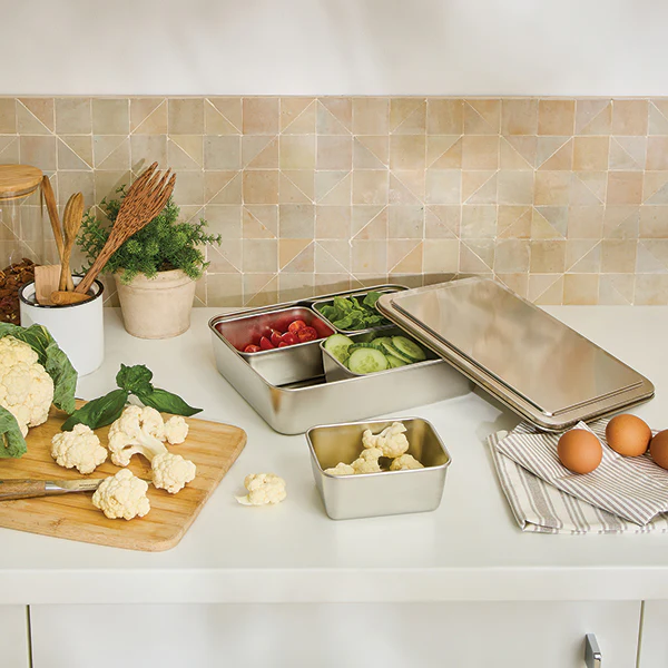 Set de 5 bacs de préparation culinaire en inox Mathon - Image 3