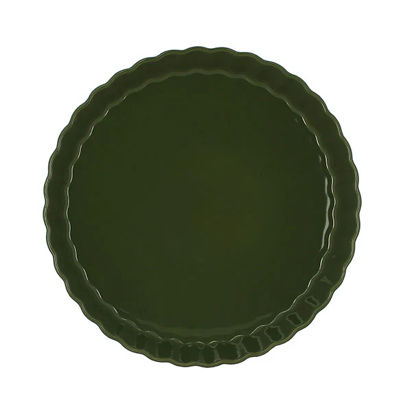 Moule à tarte Octave en grès vert 29 cm Menastyl - Image 2