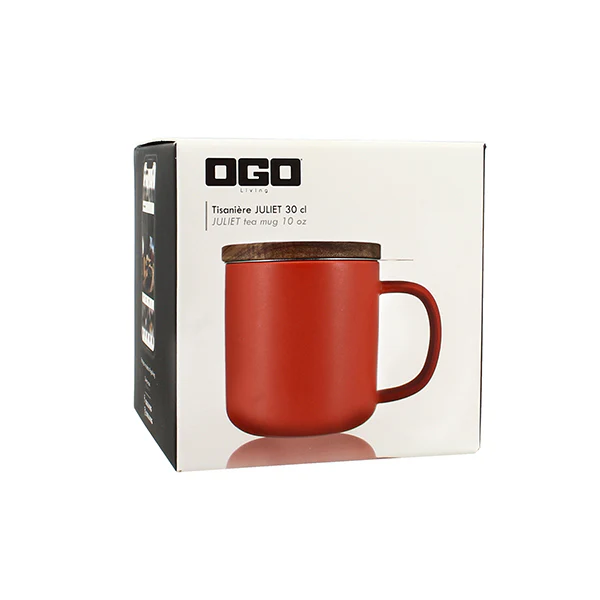 Tisanière mug Juliet en grès paprika 300 ml Ogo - Image 4