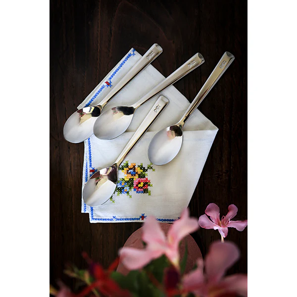 Coffret de 4 petites cuillères Perpétue inox Opinel - Image 5