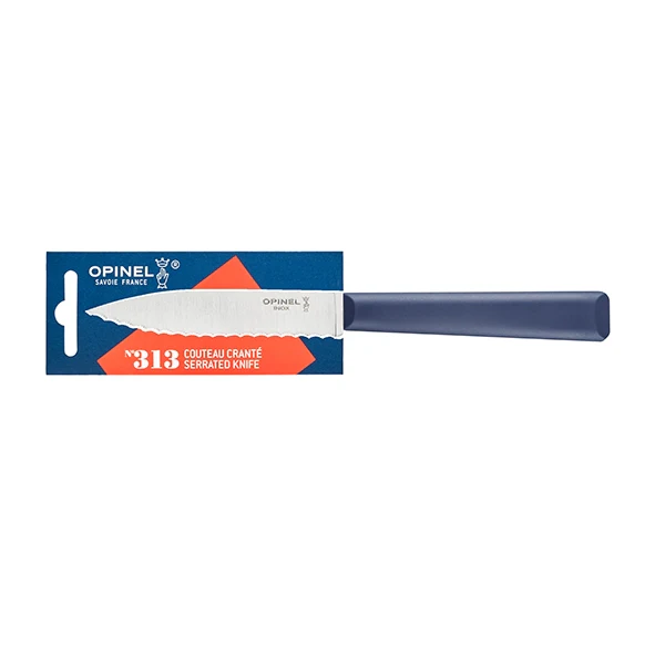 Couteau Cranté N°313 Essentiels+ Bleu 10 cm inox Opinel - Image 2