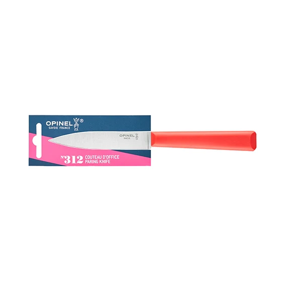Couteau Office N°312 Essentiels+ Rouge 10 cm inox Opinel - Image 2