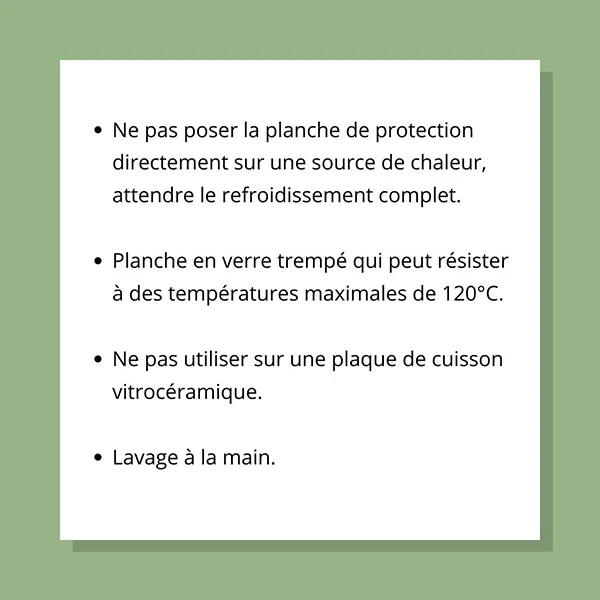 Planche multifonction en verre 40 cm Pebbly - Image 3