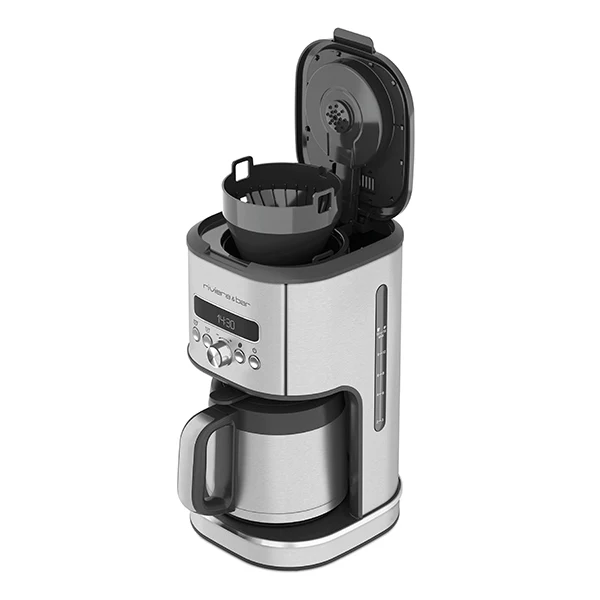 Cafetière à filtre isotherme programmable 1,5L 950W Riviera et bar - Image 3