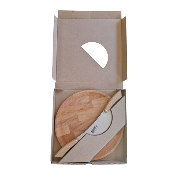 Coffret couteau Pizza Rocket et planche à pizza 33 cm Roger Orfèvre - Image 4