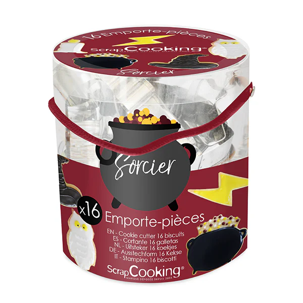 Seau de 16 emporte-pièces Sorcier Scrapcooking - Image 2