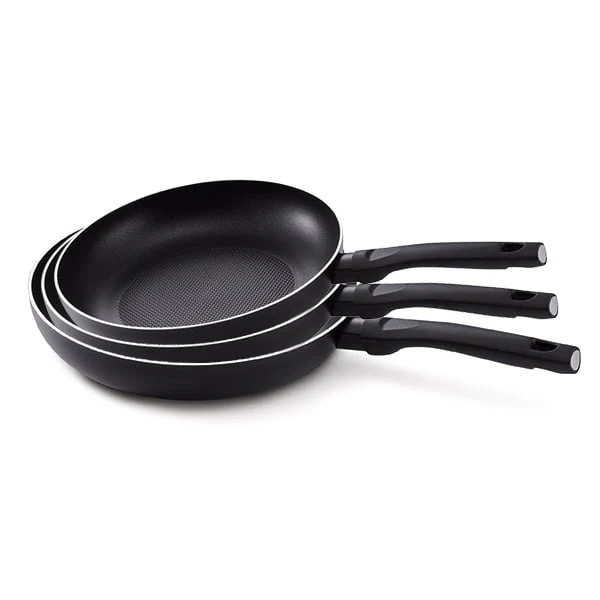 Set de 3 poêles à frire aluminium 20, 24, 28cm Salsa KitchenFun by Beka