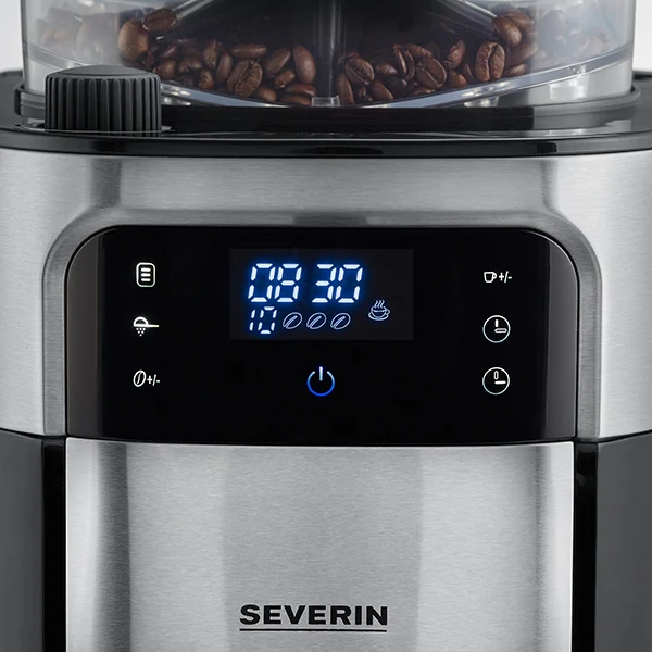 Cafetière filtre à broyeur intégré 10 tasses 1 000 W KA4813 Severin - Image 3