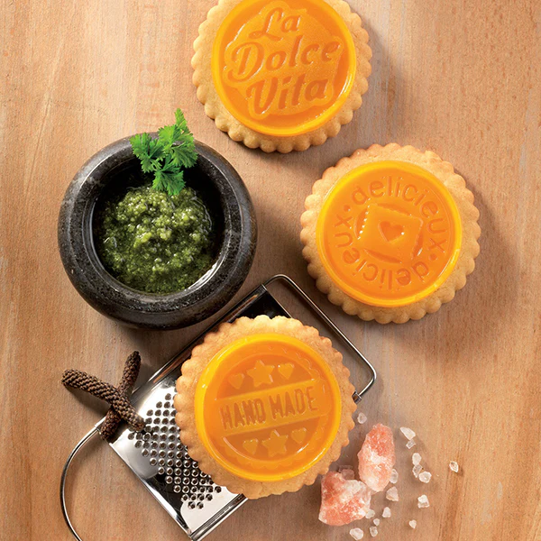 Kit moule en silicone pour biscuits ronds au chocolat Dolce Vita Silikomart - Image 4