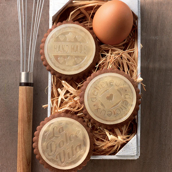 Kit moule en silicone pour biscuits ronds au chocolat Dolce Vita Silikomart - Image 6