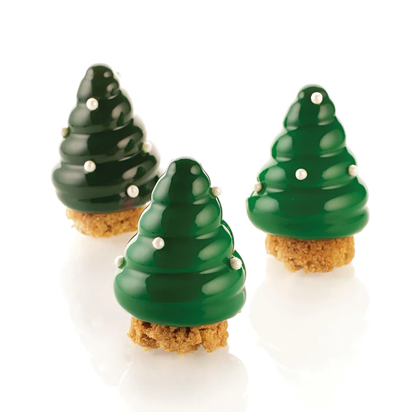 Moule 3D sapin Soffice Incanto silicone platinium Silikomart - Image 5