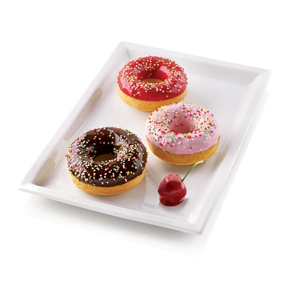 Moule 6 donuts silicone Platinium Silikomart - Image 2