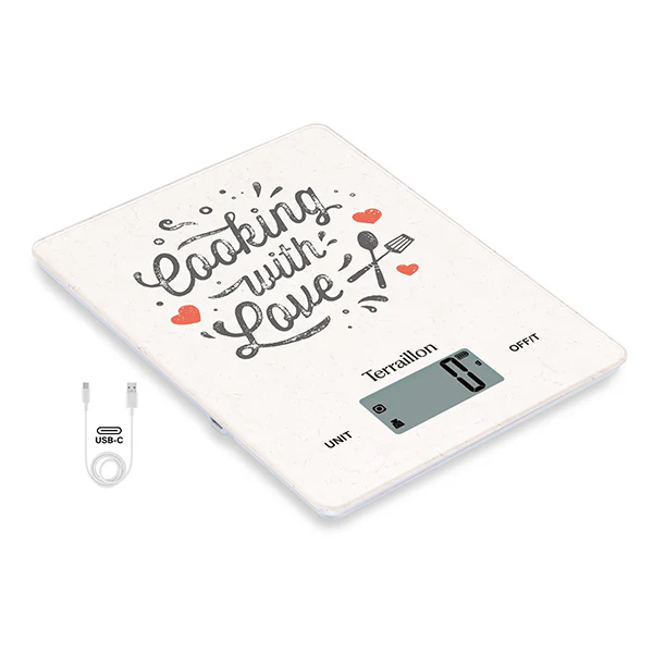Balance de cuisine rechargeable 3 kg LCD Terraillon - Image 3