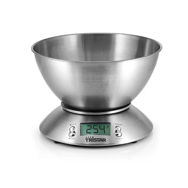 Balance de cuisine inox 5 kg 2,5 L Tristar